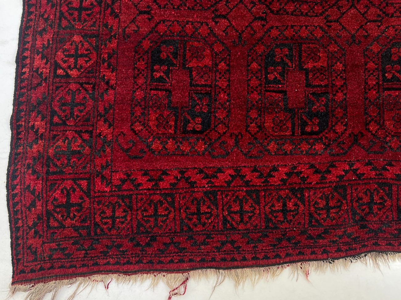 DL0316-kilimai-7 “Afgan” vilnonis rankų darbo kilimas 355x242x0.6 cm