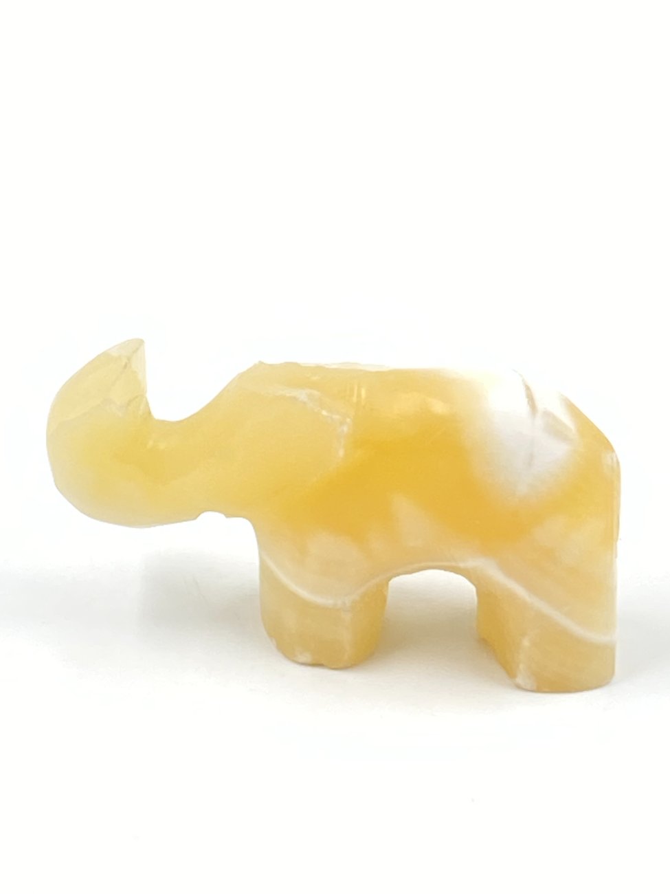 E0950-kitokios-skulpturos-0 Akmeninė drambliuko statula 2x8x5,5 cm