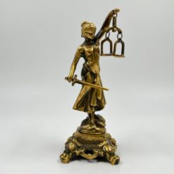 Žalvarinė statula “Temidė” 9×9,5×23 cm