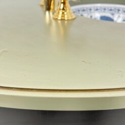 Apvali vonios spintelė su praustuvu ir maišytuvu 92x92x103,5 cm