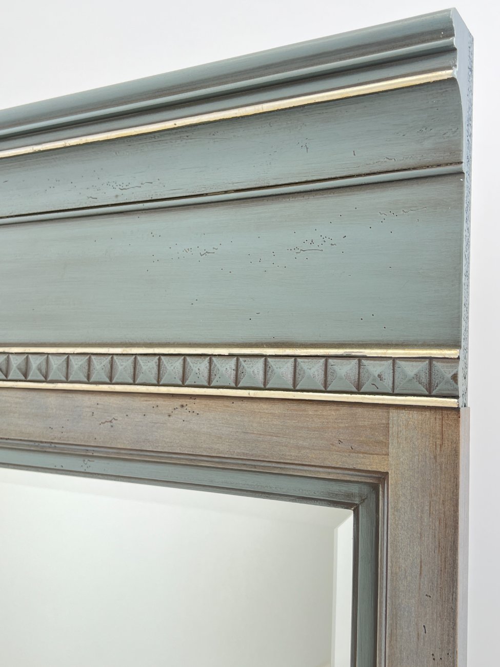 CY0291-veidrodziai-5 Dvigubas veidrodis sendintame mediniame rėme 6×139,5×174,5 cm