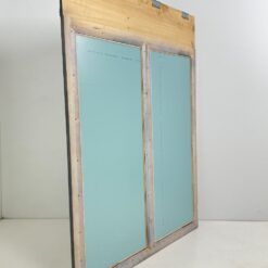 Dvigubas veidrodis sendintame mediniame rėme 6×139,5×174,5 cm