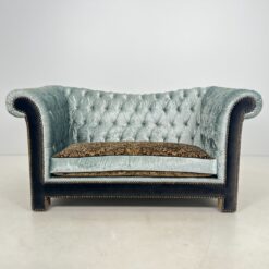 Dvivietė sofa iš kelių spalvų veliūro 113x200x102 cm, 52 cm