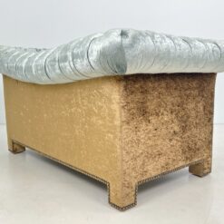 Dvivietė sofa iš kelių spalvų veliūro 113x200x102 cm, 52 cm