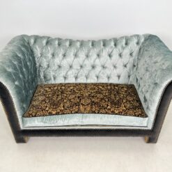 Dvivietė sofa iš kelių spalvų veliūro 113x200x102 cm, 52 cm