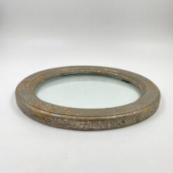 Pakabinamas apvalus sendintas medinis rėmas 2x26x26 cm