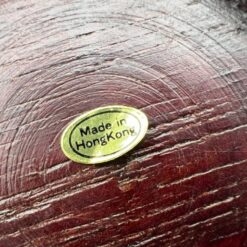 Rytietiška keramikinė vaza su raudonmedžio padėkliuku 20x20x50 cm