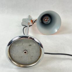 Vintažinis oranžinis reguliuojamo kampo stalinis šviestuvas 26x14x46 cm