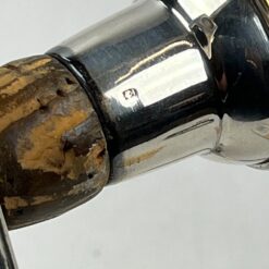 Sidabruoto metalo stovo ir 6 vnt. kamščių komplektas 5x24x16,5 cm