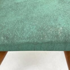 Vintažinė medinė kėdė su dirbtine oda 51,5x42x81,5 cm, 45 cm