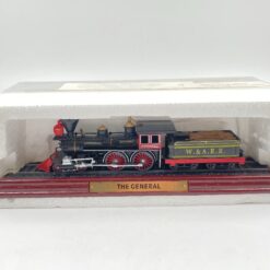 Atlas Editions lokomotyvo modeliukas THE GENERAL dėžutėje 6,5x26x9 cm