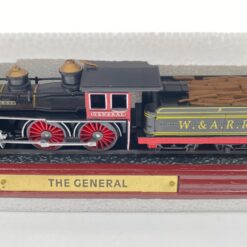 Atlas Editions lokomotyvo modeliukas THE GENERAL dėžutėje 6,5x26x9 cm