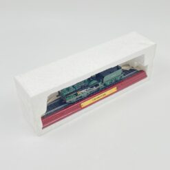 Atlas Editions lokomotyvo modeliukas CRAMPTON dėžutėje 6,5x26x9 cm