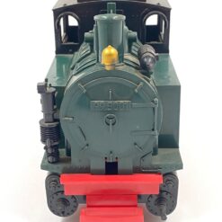 Vintažinis Lehmann LGB 2 dalių rinkinys: lokomotyvas 99 5001 su dėžute 12,5x24x15 cm ir 300 mm 10000×12 vnt. tiesūs bėgiai su dėžute 10,5x36x13,5 cm