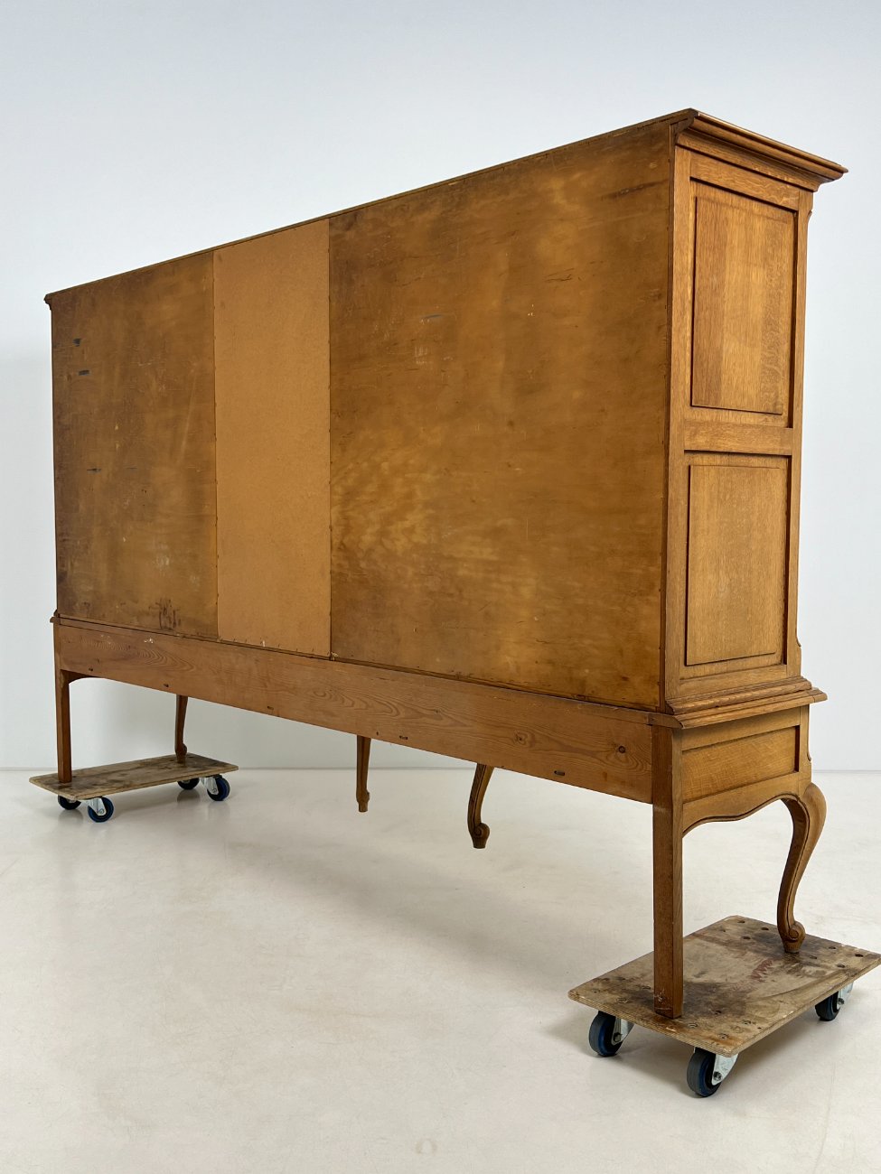 DM0010-komodos-15 Ilga ąžuolinė penkių durų ir penkių stalčių komoda 58x253x158 cm