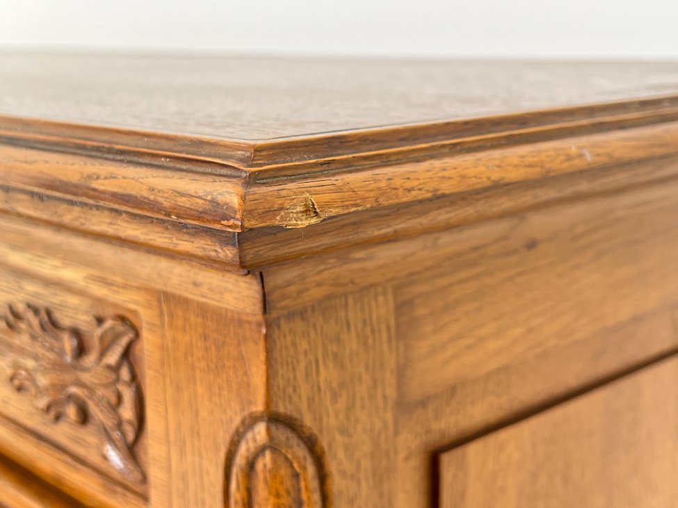 DM0010-komodos-16 Ilga ąžuolinė penkių durų ir penkių stalčių komoda 58x253x158 cm