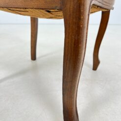 Ąžuolinio rėmo kėdė su austu gėlių raštų gobelenu 45x48x89 cm, 47 cm