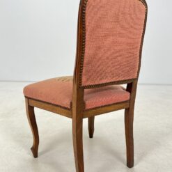 Ąžuolinio rėmo kėdė su austu gėlių raštų gobelenu 45x48x89 cm, 47 cm