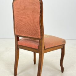 Ąžuolinio rėmo kėdė su austu gėlių raštų gobelenu 45x48x89 cm, 47 cm