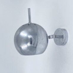 Vintažinis chromuotas reguliuojamas sieninis šviestuvas 24x15(+6)x21 cm