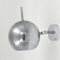 Vintažinis chromuotas reguliuojamas sieninis šviestuvas 24×15(+6)x21 cm