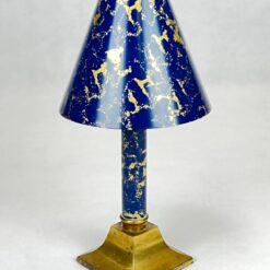 Žalvarinė žvakidė su nuimamu gaubtu 13x13x24 cm