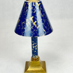 Žalvarinė žvakidė su nuimamu gaubtu 13x13x24 cm