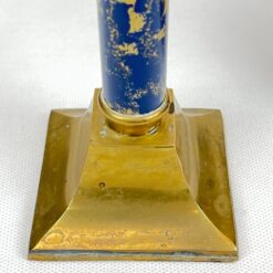 Žalvarinė žvakidė su nuimamu gaubtu 13x13x24 cm