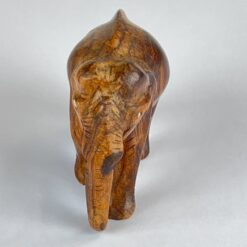 Medinė dramblio statulėlė 3x7x6 cm