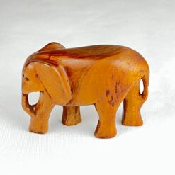 Medinė dramblio statula 4,5x11x7,5 cm