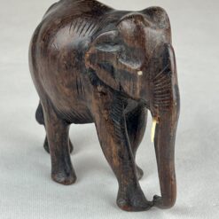 Medinė dramblio statula 6x14x13 cm