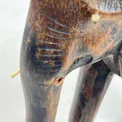 Medinė dramblio statula 6x14x13 cm