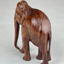 Medinė dramblio statula 5x12x13 cm