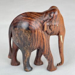 Medinė dramblio statula 5x12x13 cm