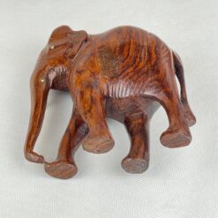 Medinė dramblio statula 5x12x13 cm