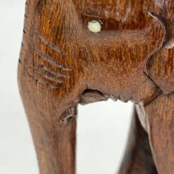 Medinė dramblio statula 5x12x13 cm