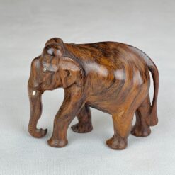 Medinė dramblio statula 7x14x11 cm