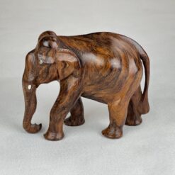 Medinė dramblio statula 7x14x11 cm