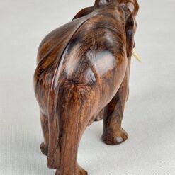 Medinė dramblio statula 7x14x11 cm