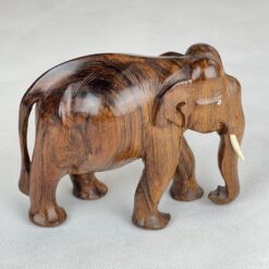 Medinė dramblio statula 7x14x11 cm