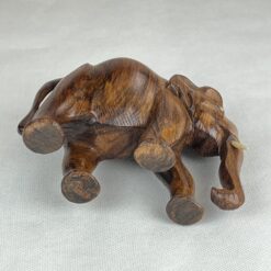 Medinė dramblio statula 7x14x11 cm