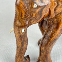 Medinė dramblio statula 7x14x11 cm