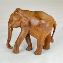 Medinė dramblio statula 8×18,5×16 cm