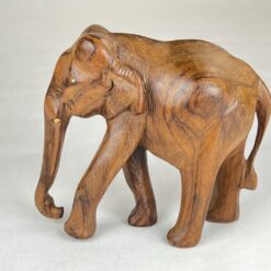 Medinė dramblio statula 8×18,5×16 cm