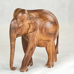 Medinė dramblio statula 9x21x21 cm