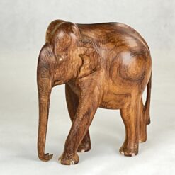 Medinė dramblio statula 9x21x21 cm