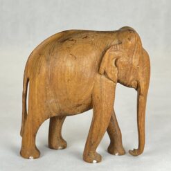 Medinė dramblio statula 9x21x21 cm