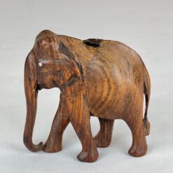 Medinė dramblio statula 5,5x14x13 cm