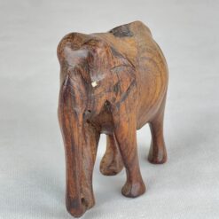 Medinė dramblio statula 5,5x14x13 cm