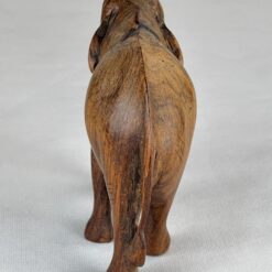 Medinė dramblio statula 5,5x14x13 cm